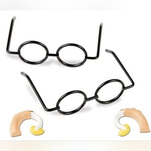 Doll hearing aids & glasses